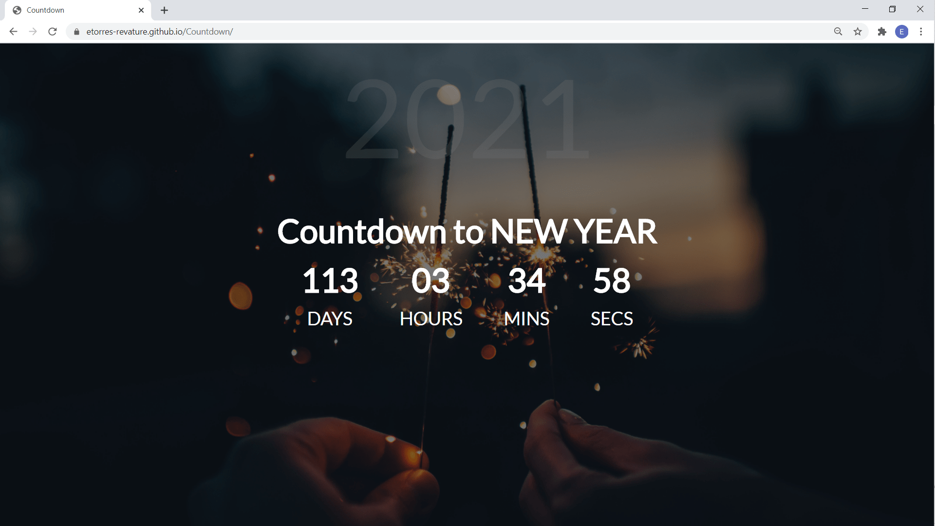 Countdown app